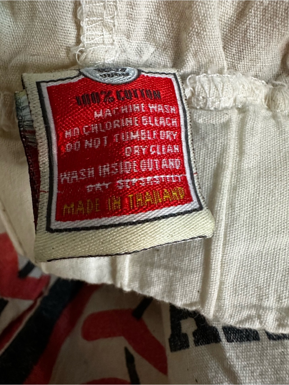 NEW Vintage Sack Style Flour Sack Pants - Junk Baseball - Picture 5 of 5